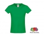 Fruit Of The Loom Sofspun Girls T-Shirts - Kelly Green