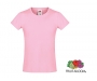 Fruit Of The Loom Sofspun Girls T-Shirts - Light Pink