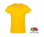 Fruit Of The Loom Sofspun Girls T-Shirts - Sunflower