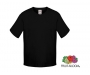 Fruit Of The Loom Sofspun Boys T-Shirts - Black