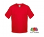 Fruit Of The Loom Sofspun Boys T-Shirts - Red